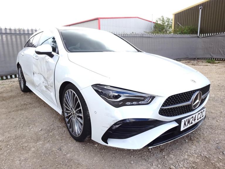 2024 24 REG MERCEDES BENZ CLA 180 AMG LINE PREMIUM AUTO ESTATE DAMAGED SALVAGE