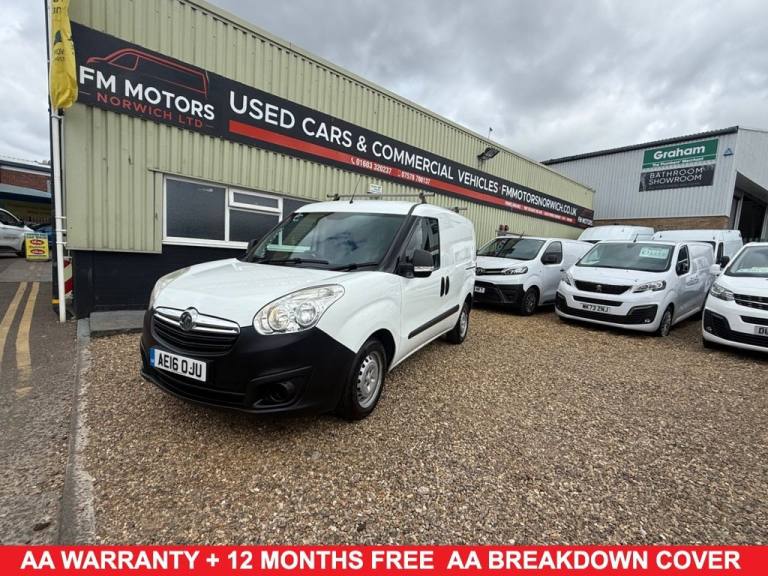 2016 16 VAUXHALL COMBO 1.3 CDTI 2000 16V PANEL VAN 3DR DIESEL MANUAL FWD L1 H1 (