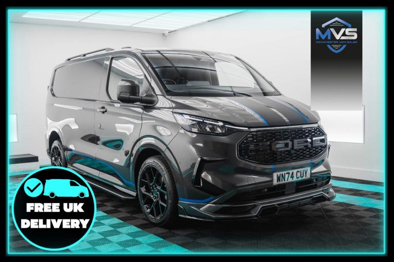 2024 Ford Transit Custom 2.0 300 SWB HALO X SPORT 170BHP AUTO - ALLOYS - MAGNETIC GREY PANEL VAN ...