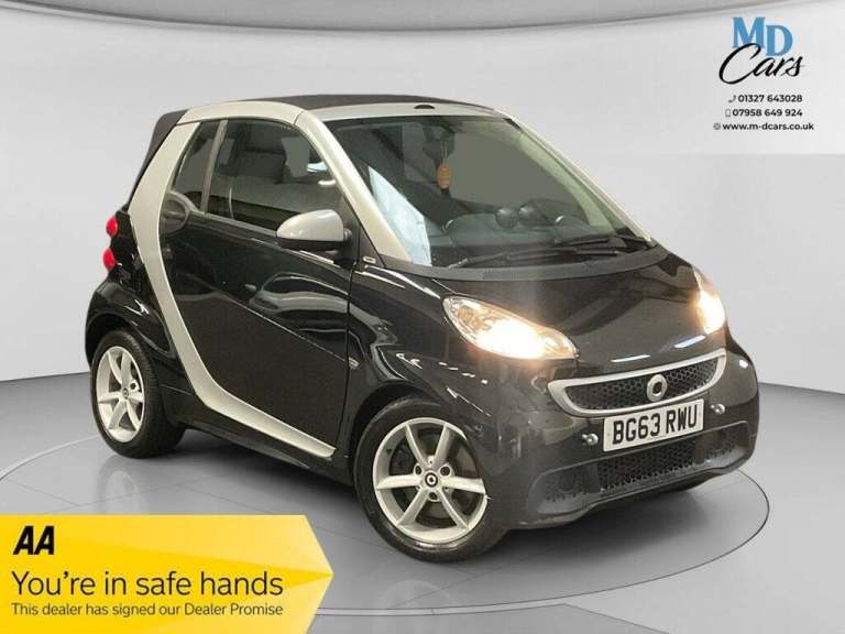 2013 smart fortwo Pulse mhd 2dr Softouch Auto [2010] CONVERTIBLE PETROL Automatic