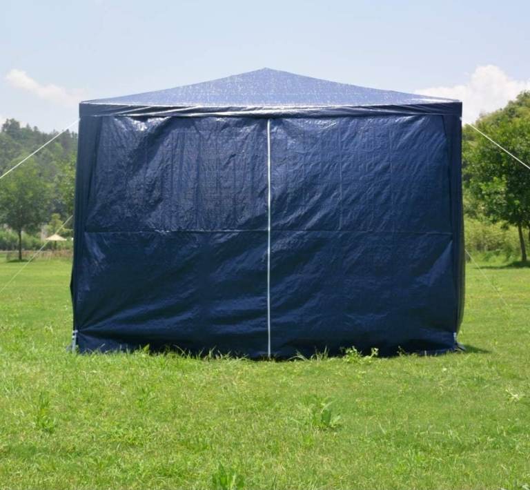 3X3M,3x6M,or PE Garden Gazebo Marquee Canopy Party Tent (3X3M Navy, Red White) (Not Pop up)