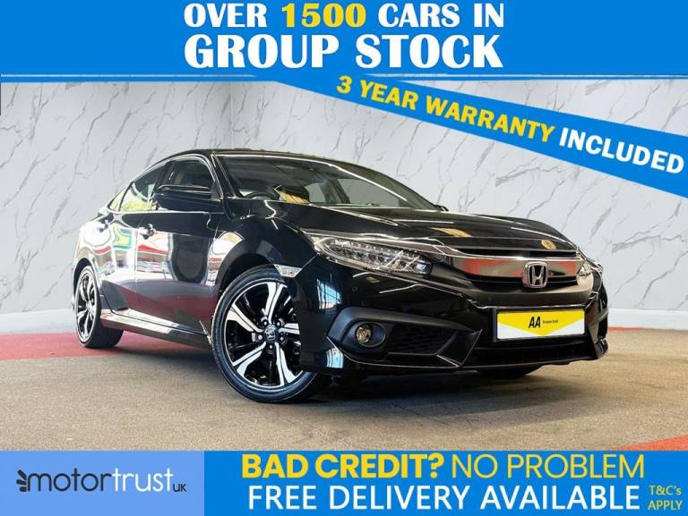 2019 Honda Civic 1.0 VTEC Turbo EX Saloon 4dr Petrol CVT Euro 6 (s/s) (126 ps) Saloon Petrol Auto...