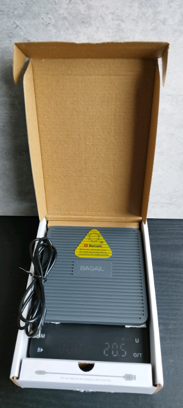 BAGAIL Digital Coffee Scale with Timer,Electronic Kitchen Scale