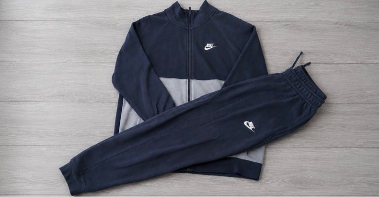 Nike Blue Tracksuit - Men's Small, Good Condition