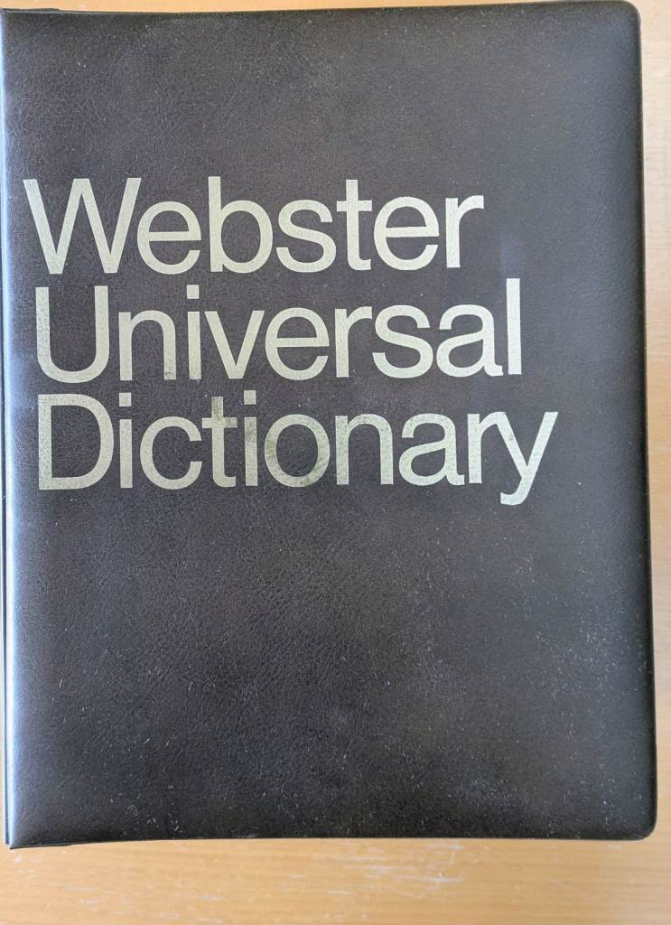 Webster Universal Dictionary