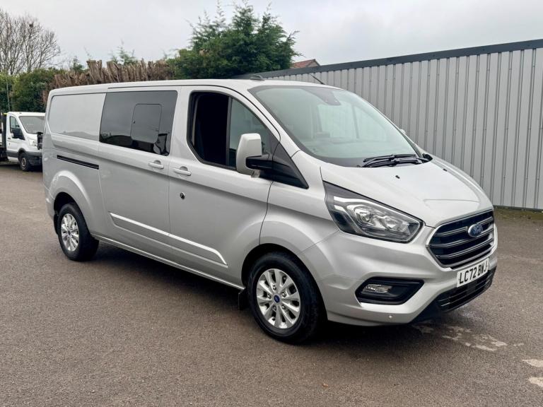 2023 Ford Transit Custom 2.0 320 EcoBlue Limited Crew Van L2 H1 Euro 6 (s/s) 5dr PANEL VAN Diesel...