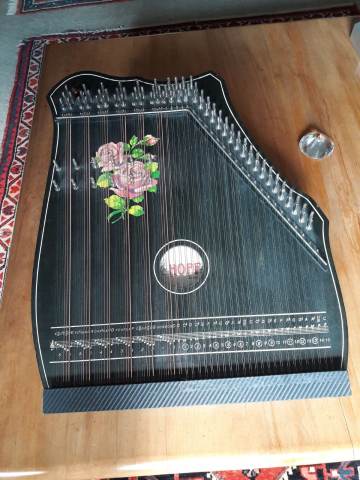 C. Robert HOPF チター ツィター Zither ドイツ Hopf Zither made in Germany with 6 chords | in Hadleigh, Suffolk