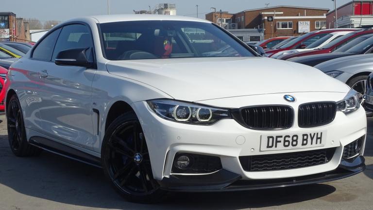 BMW 4 SERIES 2.0 420d xDrive M Sport Coupe White Auto Diesel 2018
