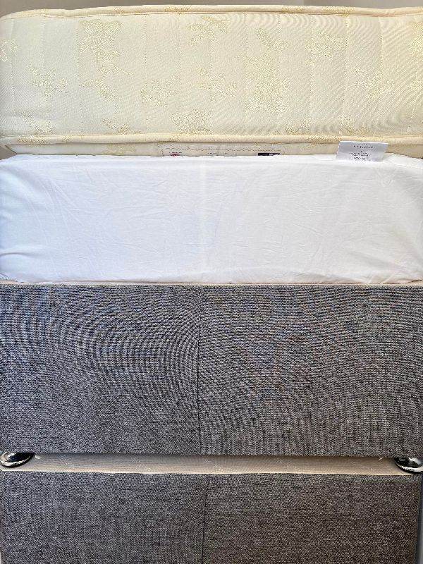 2 x 1000 Pocket Single Beds - Mattress, Base & Topper