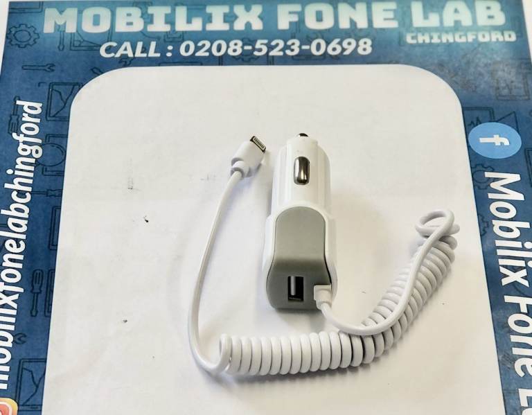 Apple iPhone Car Charger With USB Port Available