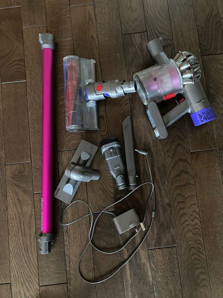 image for faulty spare/repair Dyson V6 with attachments