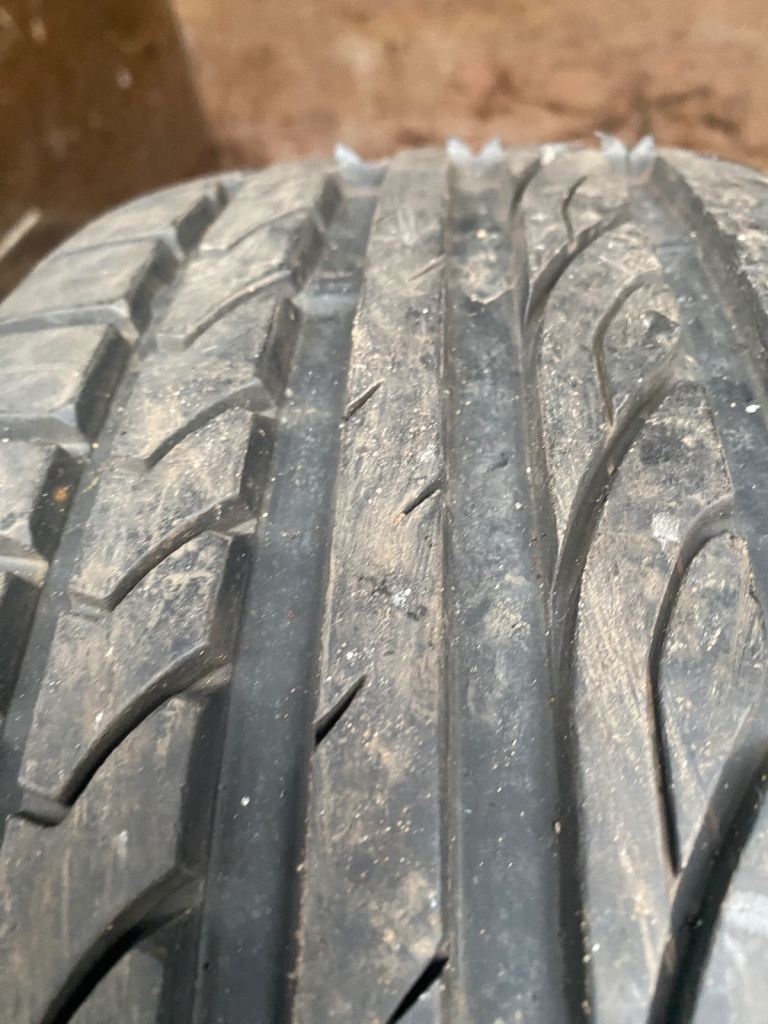 Tyre new 8/9 mill never been on it the spare wheel 