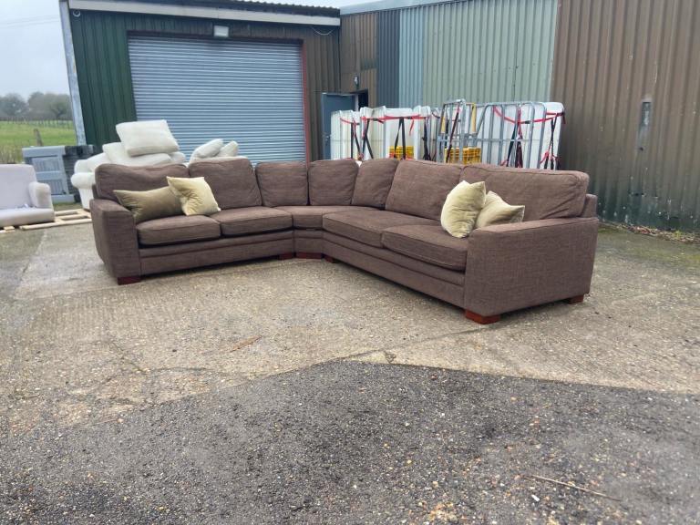 Collingwood Batchellor 6-Seater Sofa with Sofa Bed – Fabric – Brown + FREE LOCAL DELIVERY 🚚