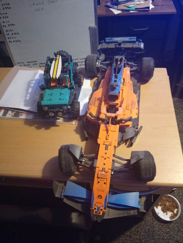 Lego Technic McLaren Formula 1 Race Car & Jeep – Good Condition | in ...