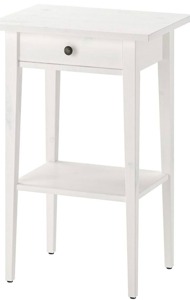 HEMNES White Bedside Table