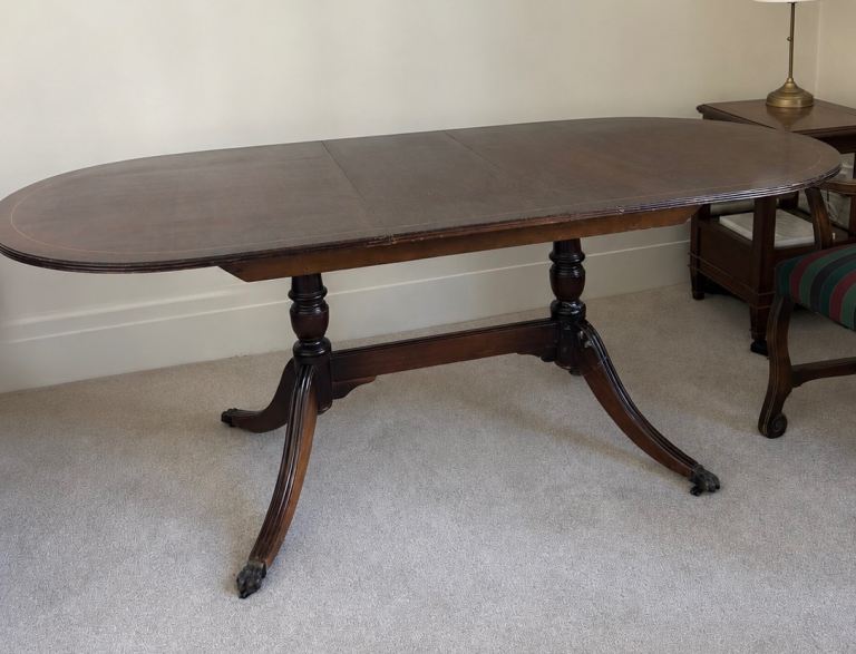 Mahogany dining table 