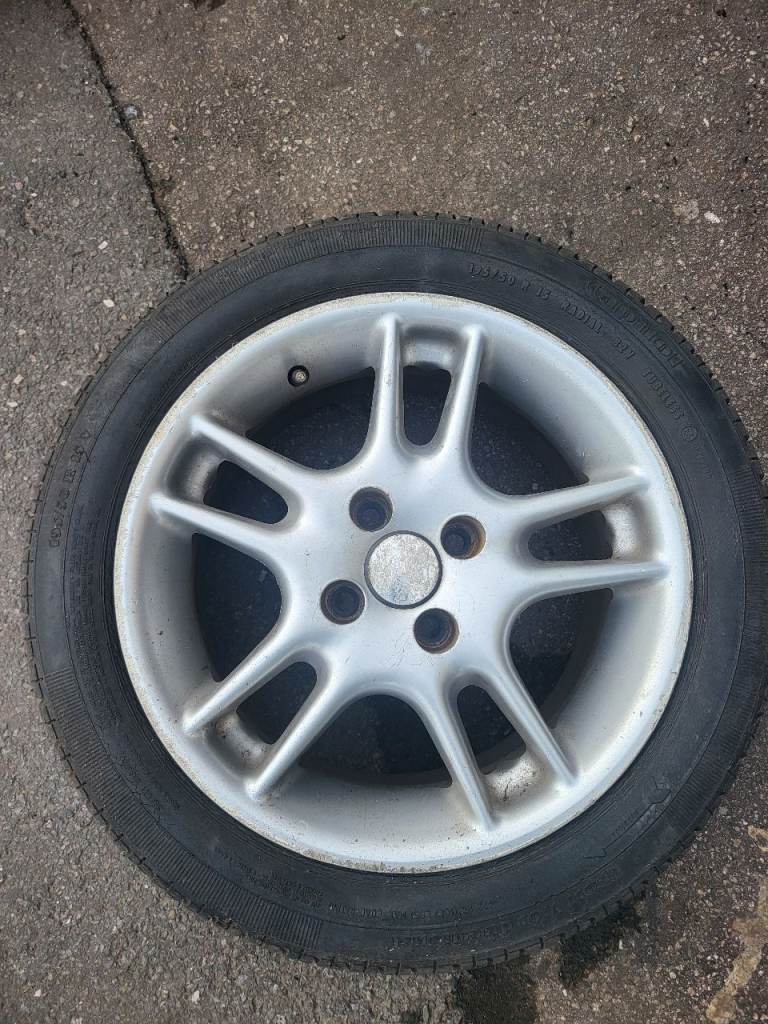 Alloy wheels golf mk1