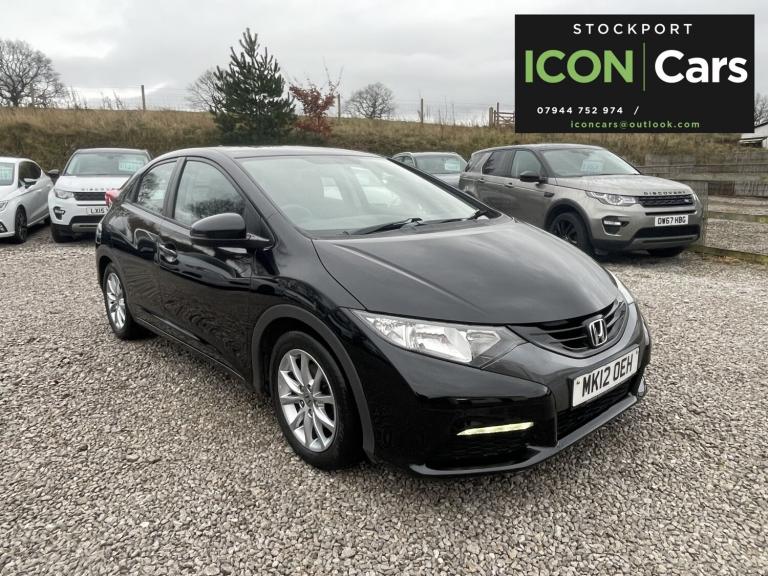 HONDA CIVIC 1.4 i-VTEC SE Black Manual Petrol 2012