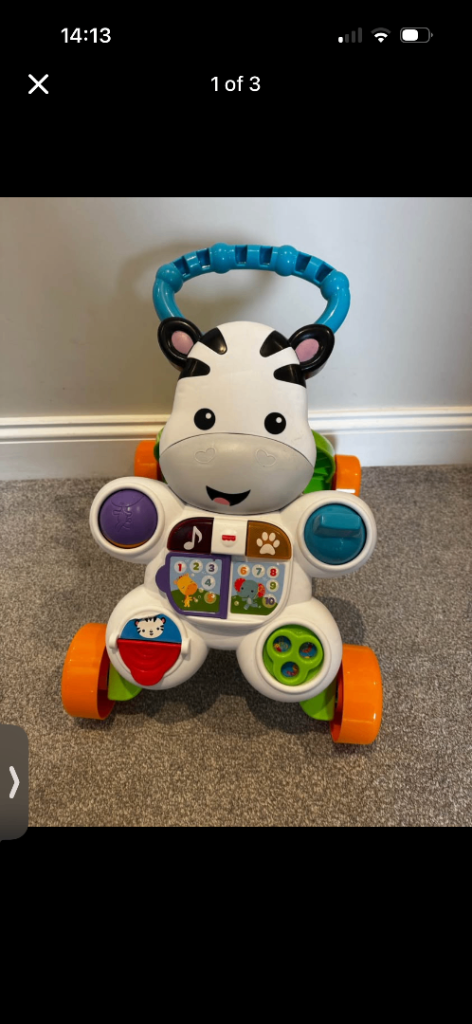 Fisher Price Zebra Baby Walker 