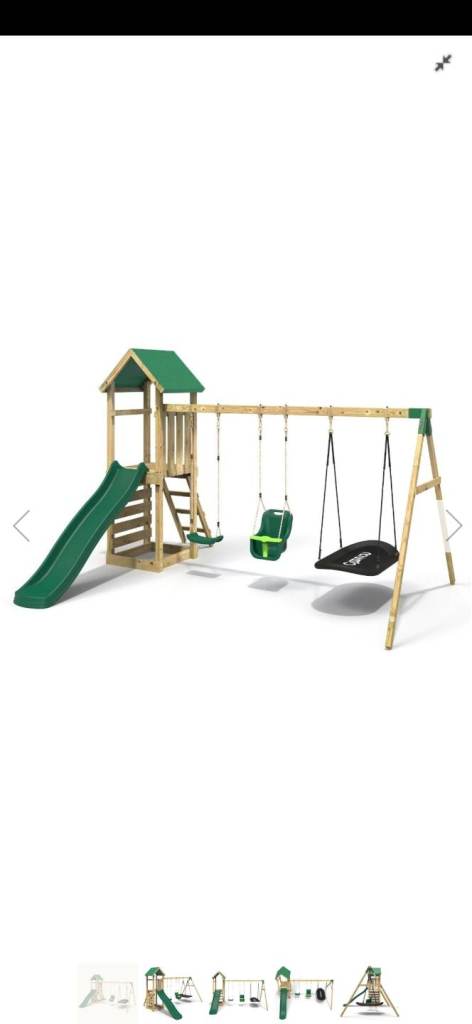 Triples swing & slide set