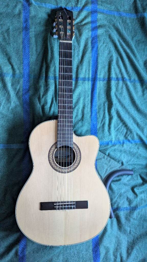 Santos Martinez Electro Nylon String Guitar