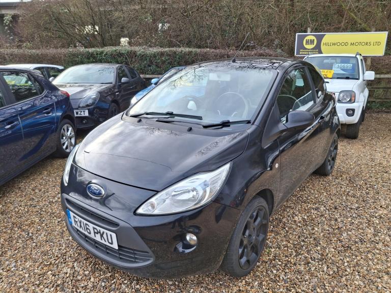 2016 Ford Ka 1.2 Zetec Black Edition Hatchback 3dr Petrol Manual Euro 6 (s/s)