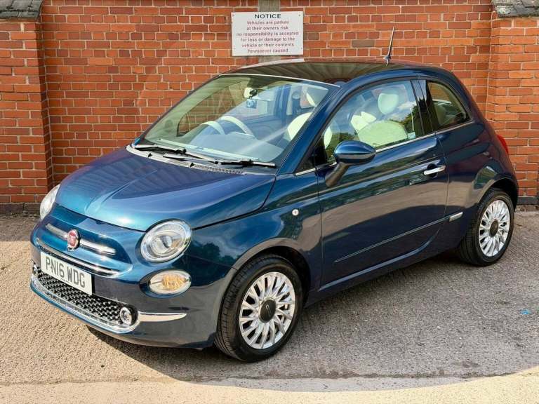 2016 Fiat 500 1.2 Lounge 3dr HATCHBACK PETROL Manual