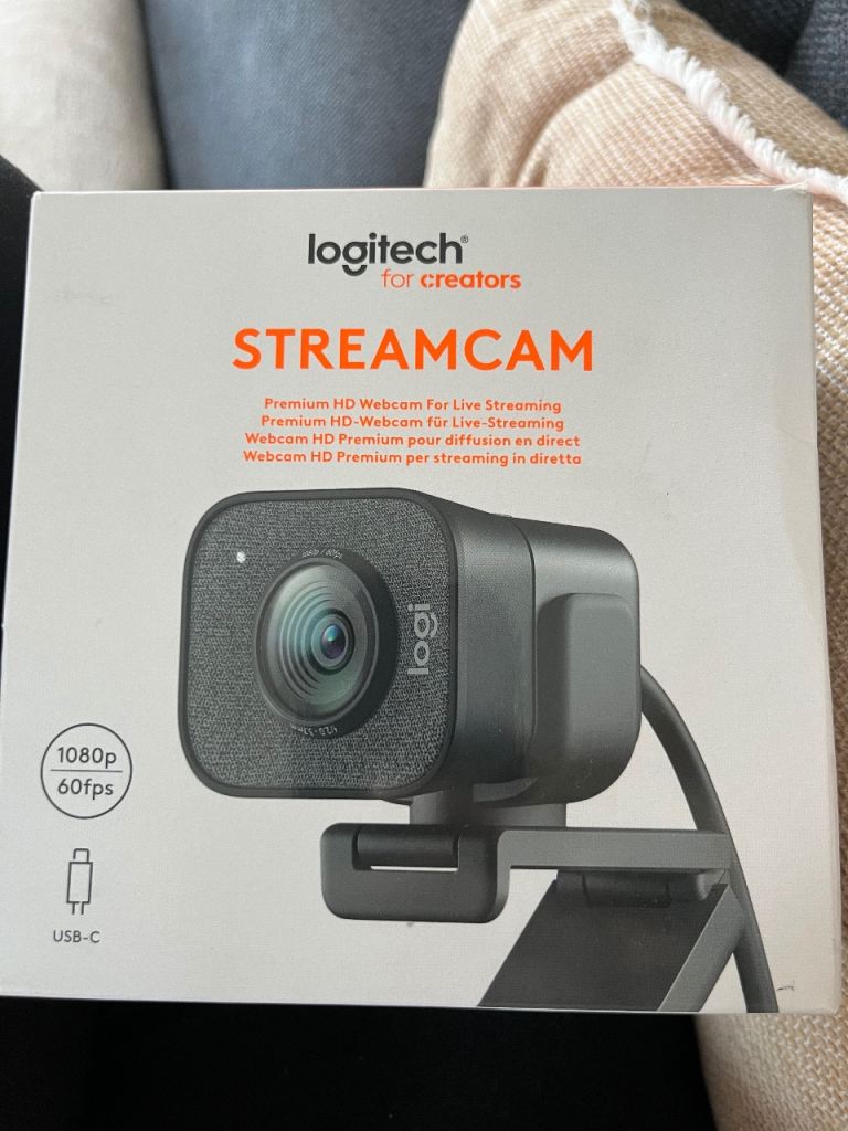 Logitech StreamCam Webcam - New, Unused