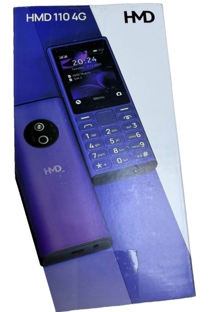 HMD 110 4G Mobile Phone – Titanium , Brand New