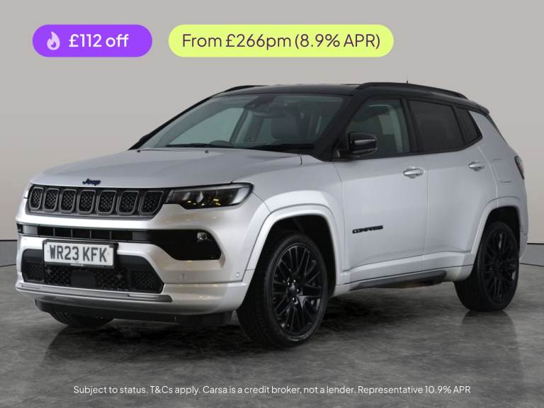 2023 Jeep Compass 1.3 GSE T4 11.4kWh S SUV 5dr Petrol Plug-in Hybrid Auto 4xe Euro 6 (s/s) (2 Suv...