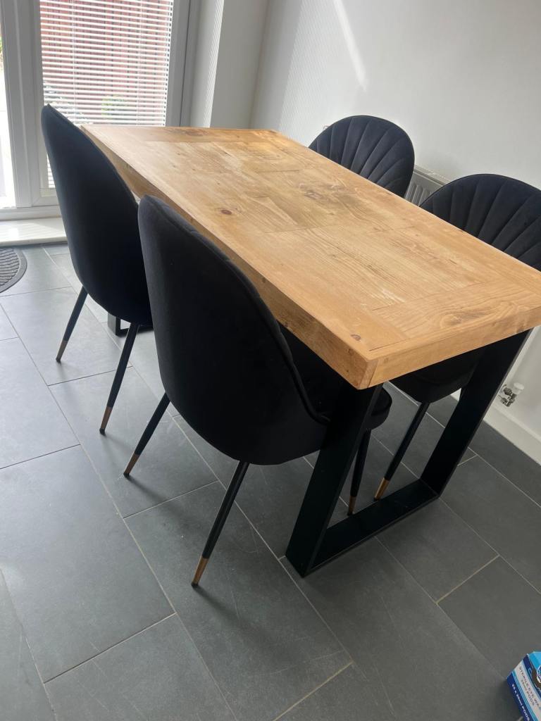 Dining table with 4 chairs