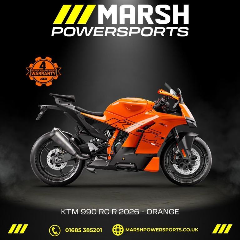 990 RC R 2026 Model - KTM Main Dealer - Reserve NOW!