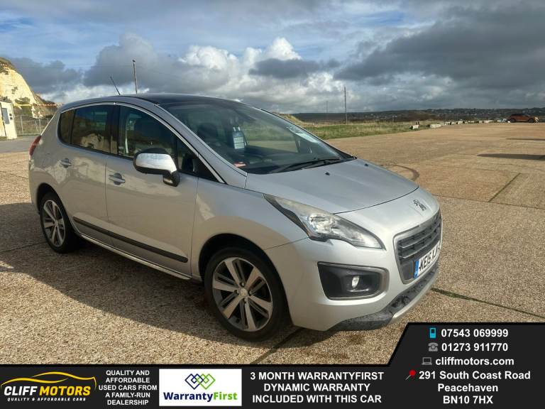 2015 Peugeot 3008 Allure - Auto - New Years MOT - £35 Tax - Finance Available - 3 Month Warranty
