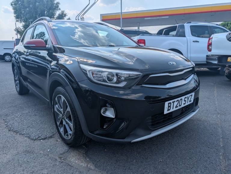 2020 Kia Stonic Black 1.0 T-GDi 4 SUV, 40,200 miles, Euro 6, 6-Speed manual, Sat nav, 7in T HATCH...