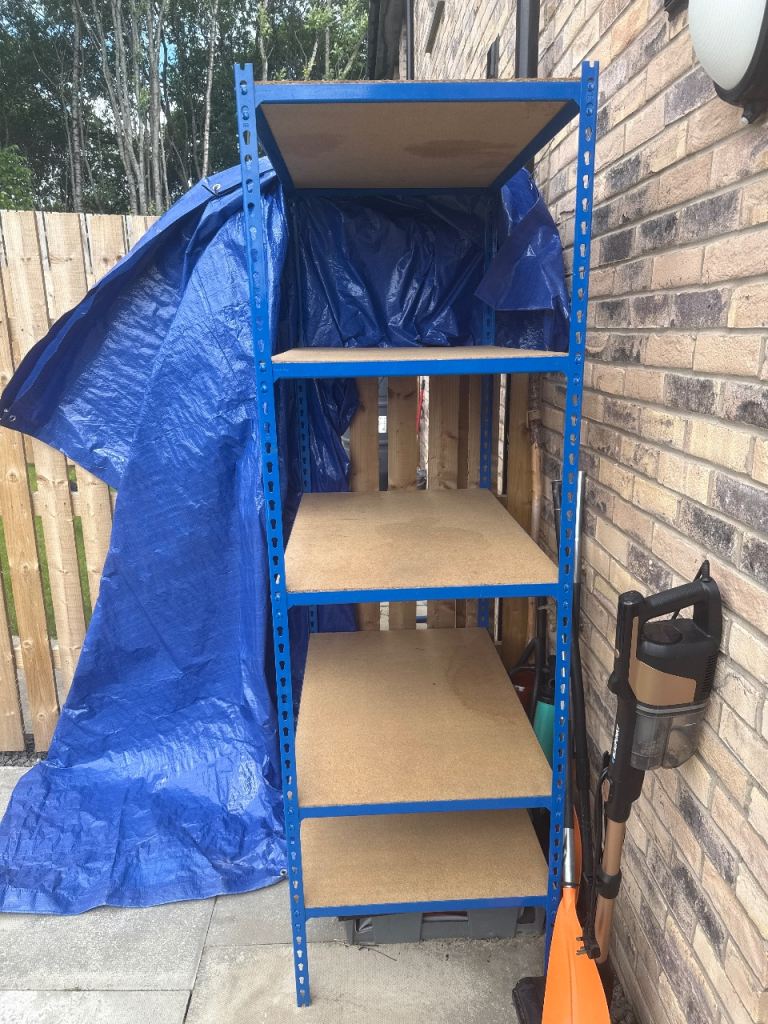 Heavy Duty 5-Tier Boltless Garage Shelving 