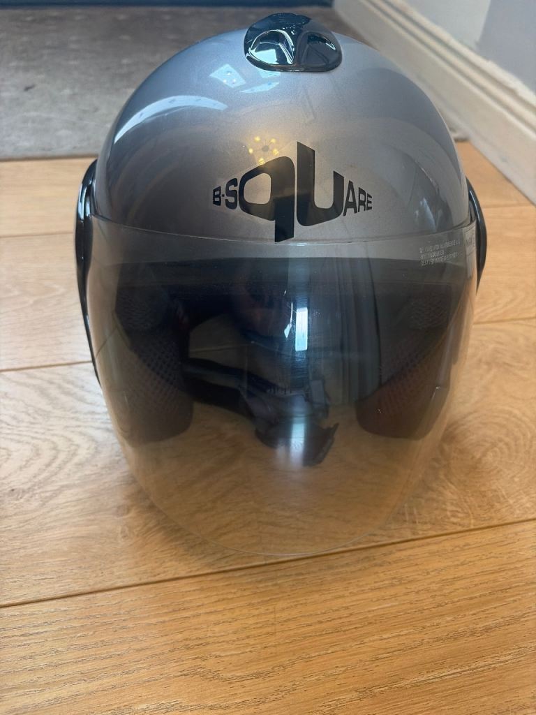 B-Sport motorsport/ motorcycle helmet grey size S 55-66