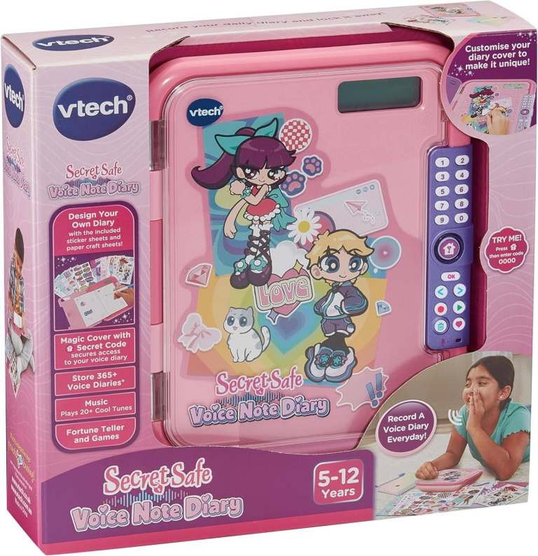 image for new in packaging - VTech Secret Safe Voice Note Diary