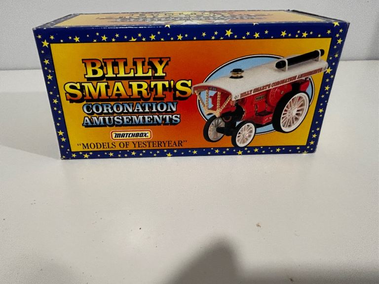 Matchbox Models of Yesteryear Billy Smart's Coronation Amusements Steam Engine