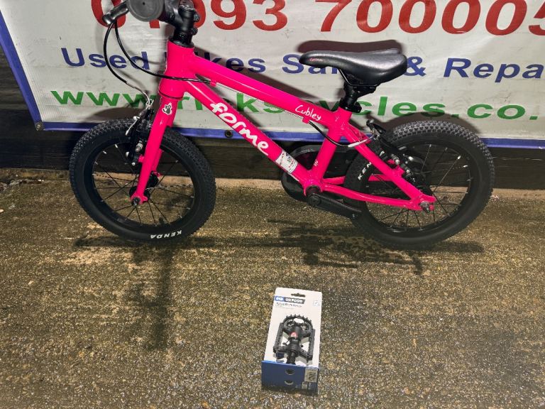 Forme Cubley 14” Wheel Girls Bike. Pink! No26. £160. Also available in other colours.