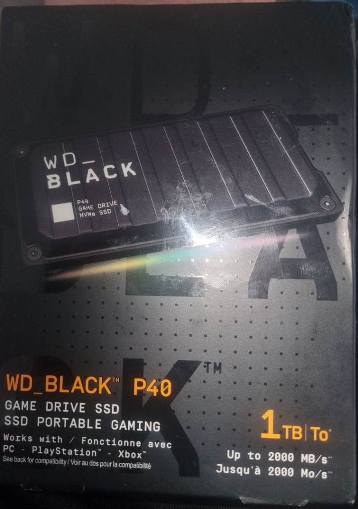 WD_BLACK P40 Game Drive SSD 1TB - New & Sealed