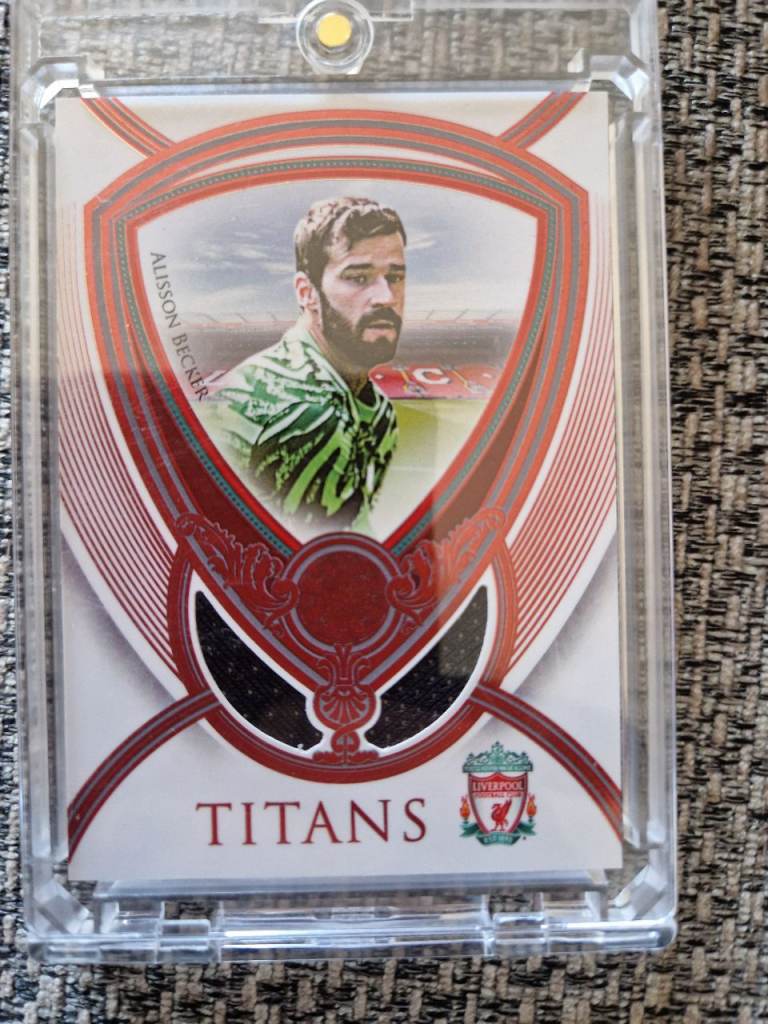 Alisson Becker Liverpool Football Card - Limited Edition 03/05