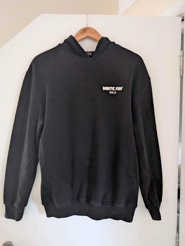 WHITE FOX VOL.3 Black Hoodie - XS/S, Good Condition
