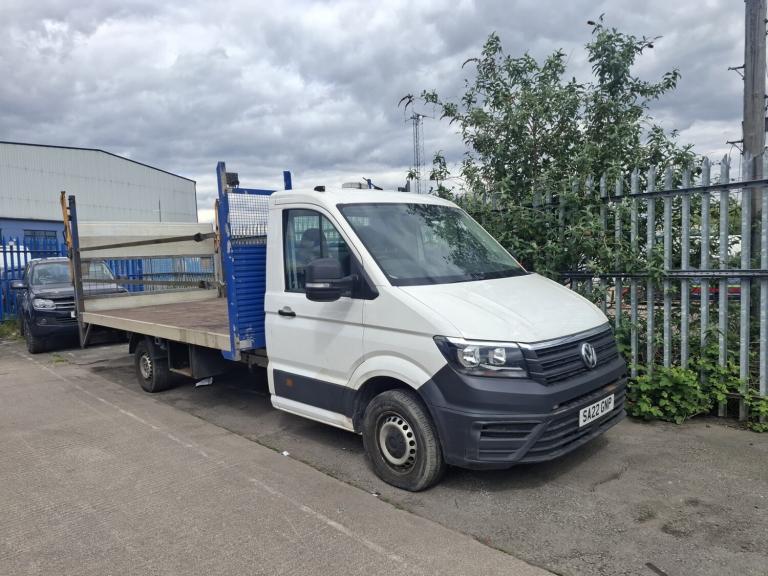 2022 VOLKSWAGEN CRAFTER FLATBODY RWD 177BHP NON RUNNER SPARES OR REPAIRS +VAT