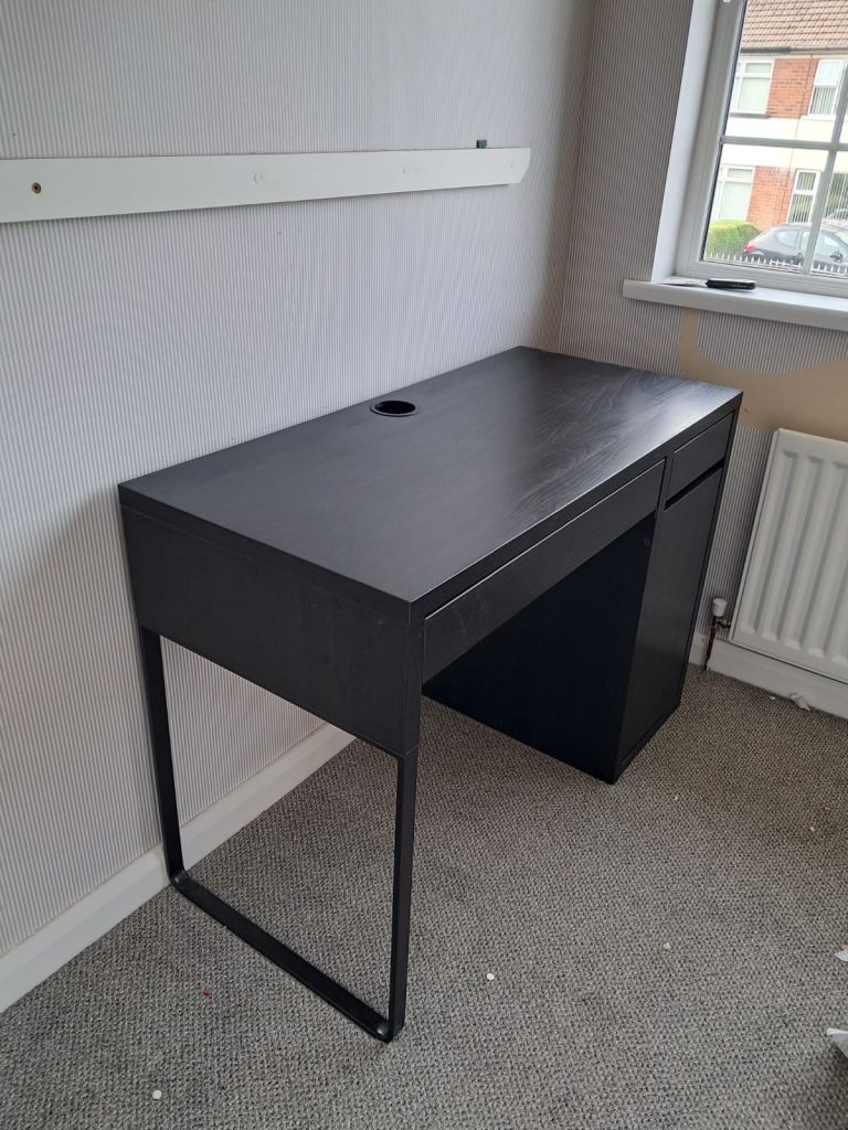 Black desk