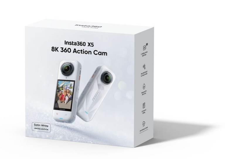 insta 360 X5 for sale Satin White Limited Edition