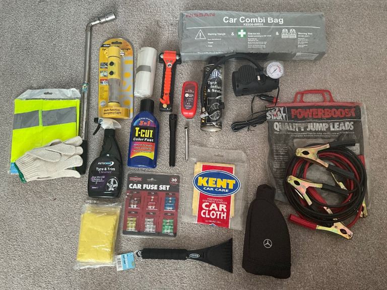 New Car Emergency Kit & Maintenance Bundle house clearance 