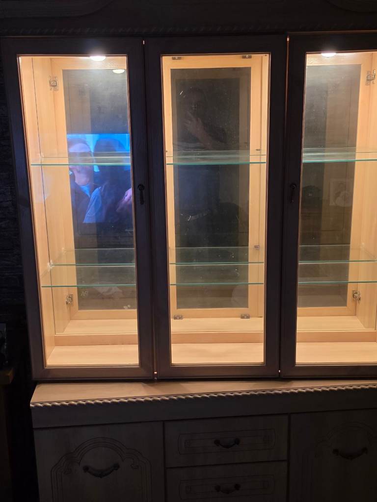Cabinet with Storage and Lights 👀👁