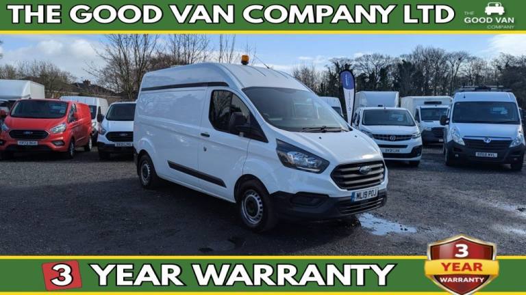 2019 Ford Transit Custom L2 H2 LEADER 340 TDCI 130 PS LWB High Roof With Air Conditioning, Electr...