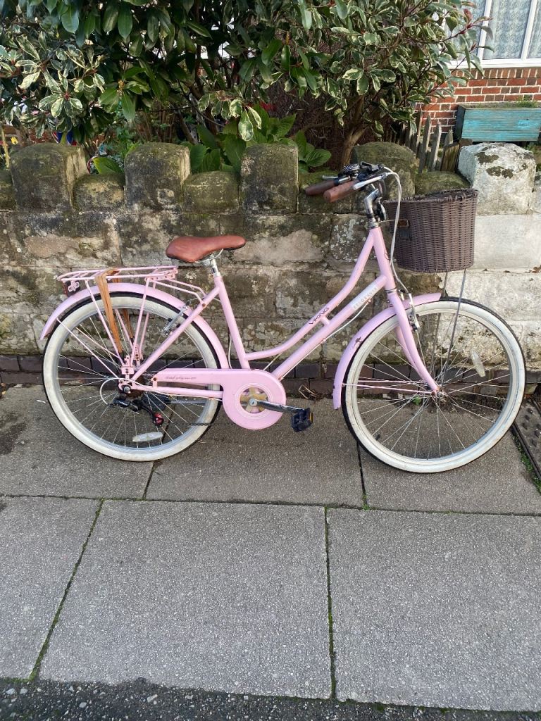Viking Belgravia Pink Ladies Bike with Basket
