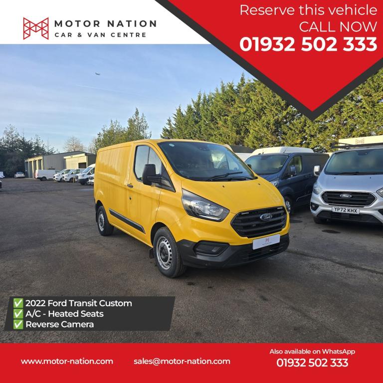 2022 Ford Transit Custom 2.0 340 EcoBlue Leader Panel Van 5dr Diesel Manual L1 H1 Euro 6 (s/s) (1...